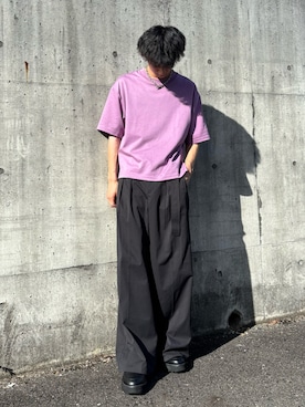 「WYM LIDNM（ウィム バイ リドム）のアイテム（アクセサリー）」を使った、はるさん（メンズ・167cm）の夏コーディネート