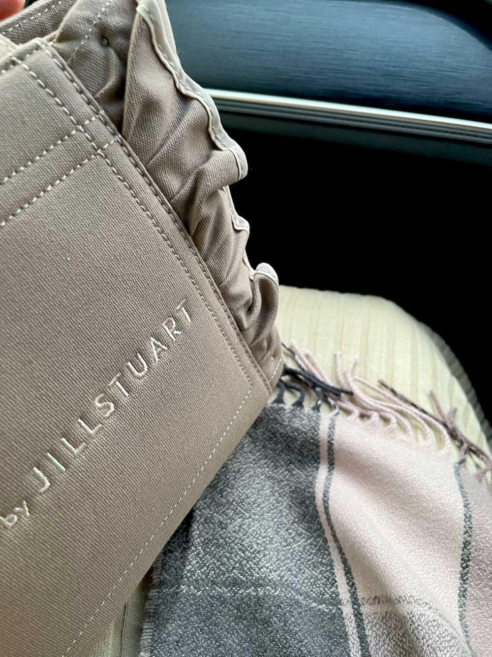 「秋服コーデ、ワンピース、プチプラ、高身長女子、休日スタイル」｜「JILL STUARTのアイテム（トートバッグ、ブラウン系）」を使った、綾鷹さん（レディース・170cm）の秋コーディネートの1枚目の写真