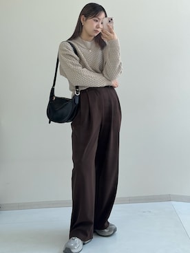 ねぎこさん(レディース・159cm)の冬コーディネート