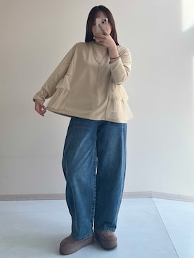 ねぎこさん（レディース・159cm）の冬コーディネート