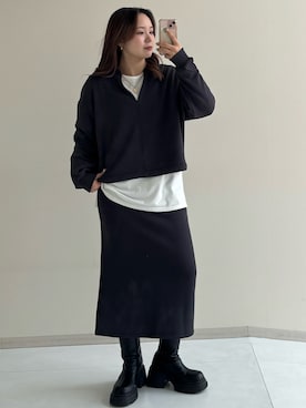 ねぎこさん(レディース・159cm)の冬コーディネート