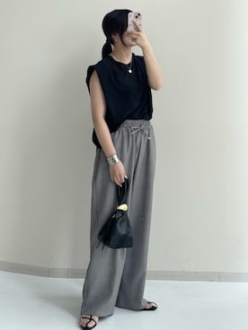 「nissen（ニッセン）のアイテム」を使った、ねぎこさん（骨格ストレート・レディース・159cm）の春コーディネート