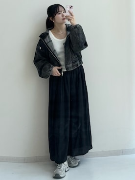 「nissen（ニッセン）のアイテム」を使った、ねぎこさん（骨格ストレート・レディース・159cm）の春コーディネート