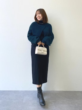 ねぎこさん(レディース・159cm)の冬コーディネート