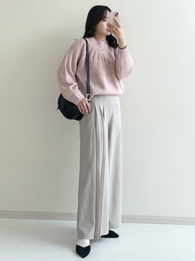 ねぎこさん（レディース・159cm）の冬コーディネート