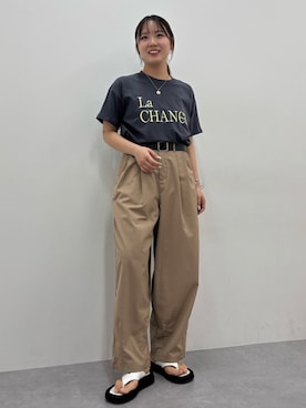 「nissen（ニッセン）のアイテム」を使った、ねぎこさん（骨格ストレート・レディース・159cm）の春コーディネート