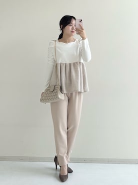 ねぎこさん（レディース・159cm）の冬コーディネート