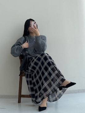ねぎこさん（レディース・159cm）の冬コーディネート