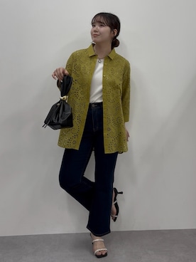 「レディースファッション」｜ねぎこさん（レディース・159cm）の春コーディネート