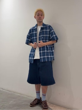 「KEBOZ（ケボズ）のアイテム」を使った、ケイショウさん（メンズ・178cm）の春コーディネート