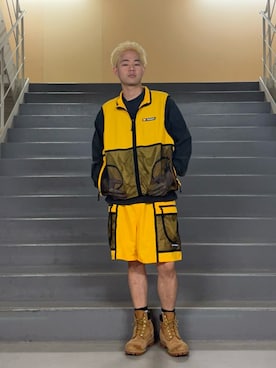 「KEBOZ（ケボズ）のアイテム」を使った、ケイショウさん（メンズ・178cm）の春コーディネート