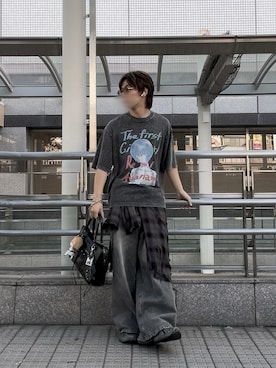 「MAISON SPECIAL（メゾンスペシャル）のアイテム」を使った、Yumaさん（メンズ・170cm）の夏コーディネート