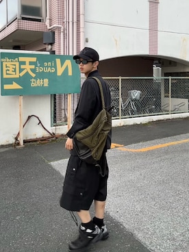 「Y-3(ワイスリー)のアイテム」を使った、Yumaさん(メンズ・170cm)の春コーディネート