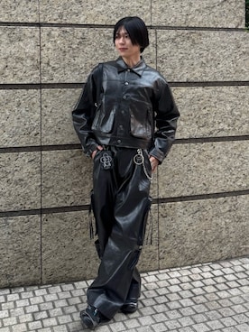 「outfit」｜「アイテム（その他アウター）」を使った、てん   さん（メンズ・175cm）の冬コーディネート