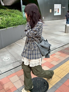 「アイテム（その他トップス）」を使った、pitoさん（レディース・162cm）の秋コーディネート