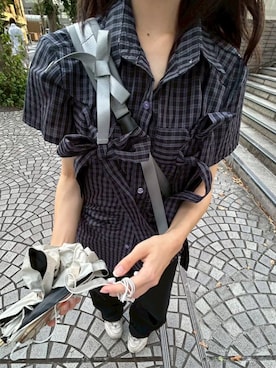 「アイテム（その他トップス）」を使った、pitoさん（レディース・162cm）の秋コーディネート