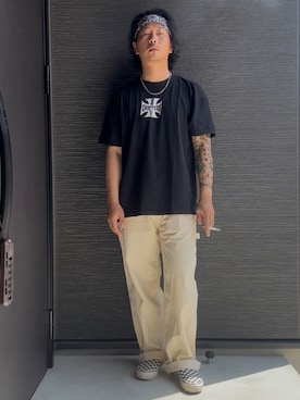 「アメカジコーデ」｜「アイテム（トップス）」を使った、ibushigin_08さん（メンズ・170cm）の秋コーディネート