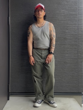 「アイテム（帽子）」を使った、ibushigin_08さん（メンズ・170cm・30代）の夏コーディネート