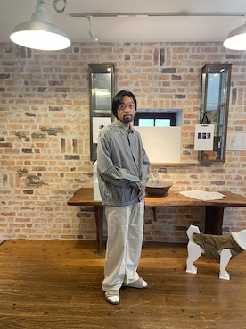 島林さん(メンズ・177cm)の秋コーディネート
