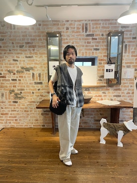 島林さん(メンズ・177cm)の秋コーディネート