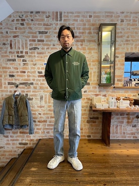 「camper」｜島林さん（メンズ・178cm）の冬コーディネート