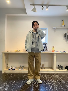 島林さん(メンズ・177cm)の秋コーディネート