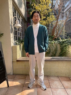 島林さん(メンズ・178cm)の冬コーディネート