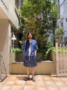 島林さん（メンズ・177cm）の夏コーディネート