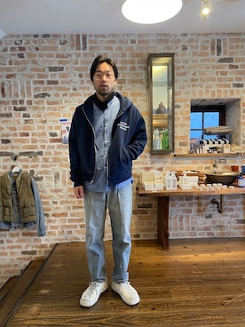 「camper」｜島林さん（メンズ・178cm）の冬コーディネート