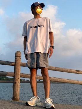 「アイテム（腕時計）」を使った、しげっぱー。（公式）さん（メンズ・165cm）の夏コーディネート