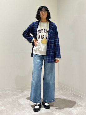 森川さん（レディース・159cm）の秋コーディネート