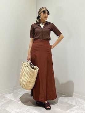 森川さん（レディース・159cm）の夏コーディネート