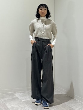 森川さん(レディース・159cm)の秋コーディネート