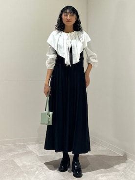 森川さん(レディース・159cm)の冬コーディネート