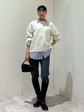 森川さん(レディース・159cm)の秋コーディネート
