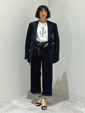 BATEAUX DE SHIPS: ウール/モヘヤ ダブルブレスト ジャケットを使った