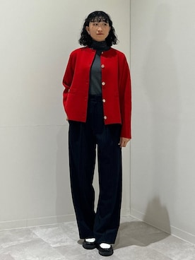 森川さん(レディース・159cm)の冬コーディネート