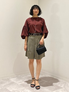 森川さん(レディース・159cm)の夏コーディネート