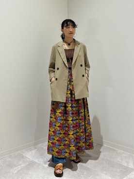 森川さん(レディース・159cm)の夏コーディネート