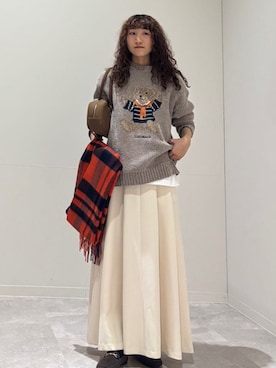 森川さん(レディース・159cm)の冬コーディネート