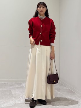 森川さん(レディース・159cm)の冬コーディネート