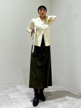 森川さん(レディース・159cm)の秋コーディネート