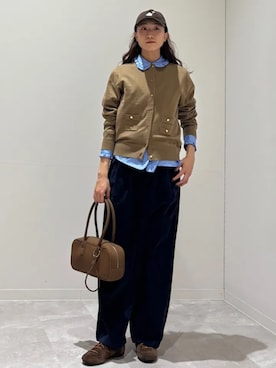 森川さん（レディース・159cm）の冬コーディネート