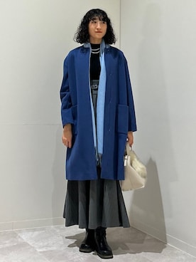 森川さん(レディース・159cm)の冬コーディネート