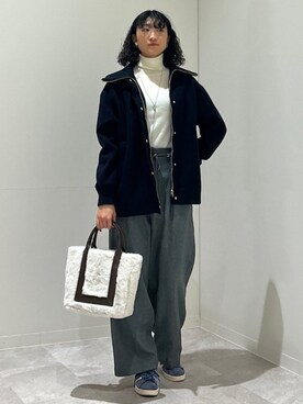 森川さん(レディース・159cm)の冬コーディネート