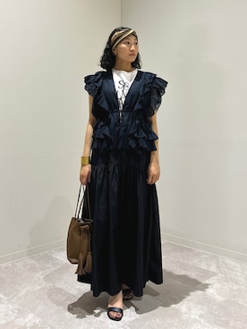 森川さん(レディース・159cm)の夏コーディネート
