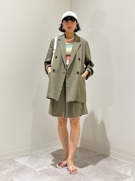 森川さん（レディース・159cm）の夏コーディネート
