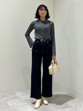 森川さん(レディース・159cm)の秋コーディネート