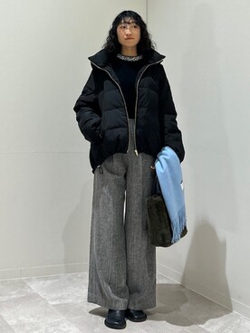 森川さん(レディース・159cm)の冬コーディネート