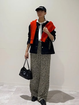 森川さん(レディース・159cm)の秋コーディネート